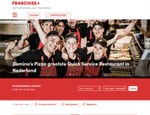 Tablet Screenshot of franchiseplus.nl